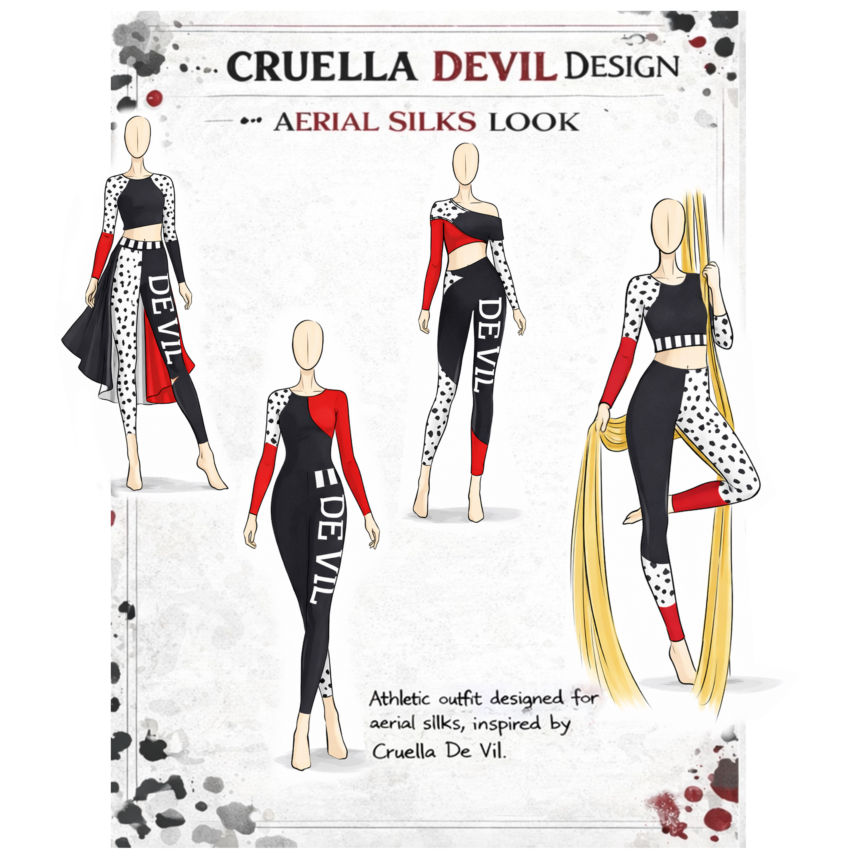 Cruella De Vil Aerial Silks