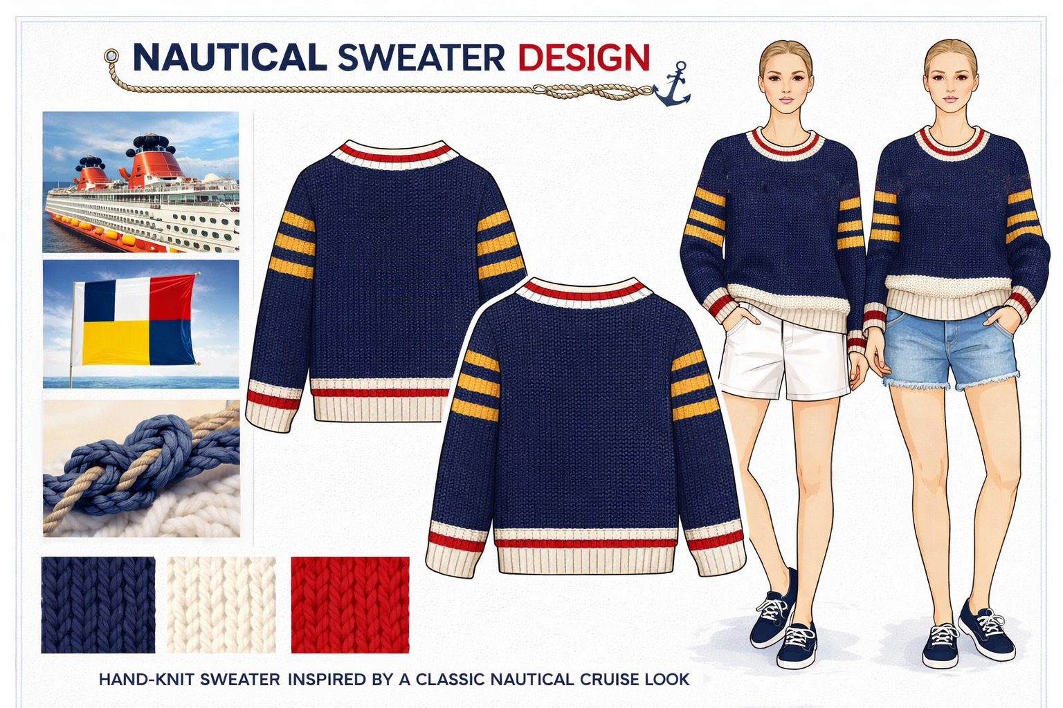 Nautical Sweater Design